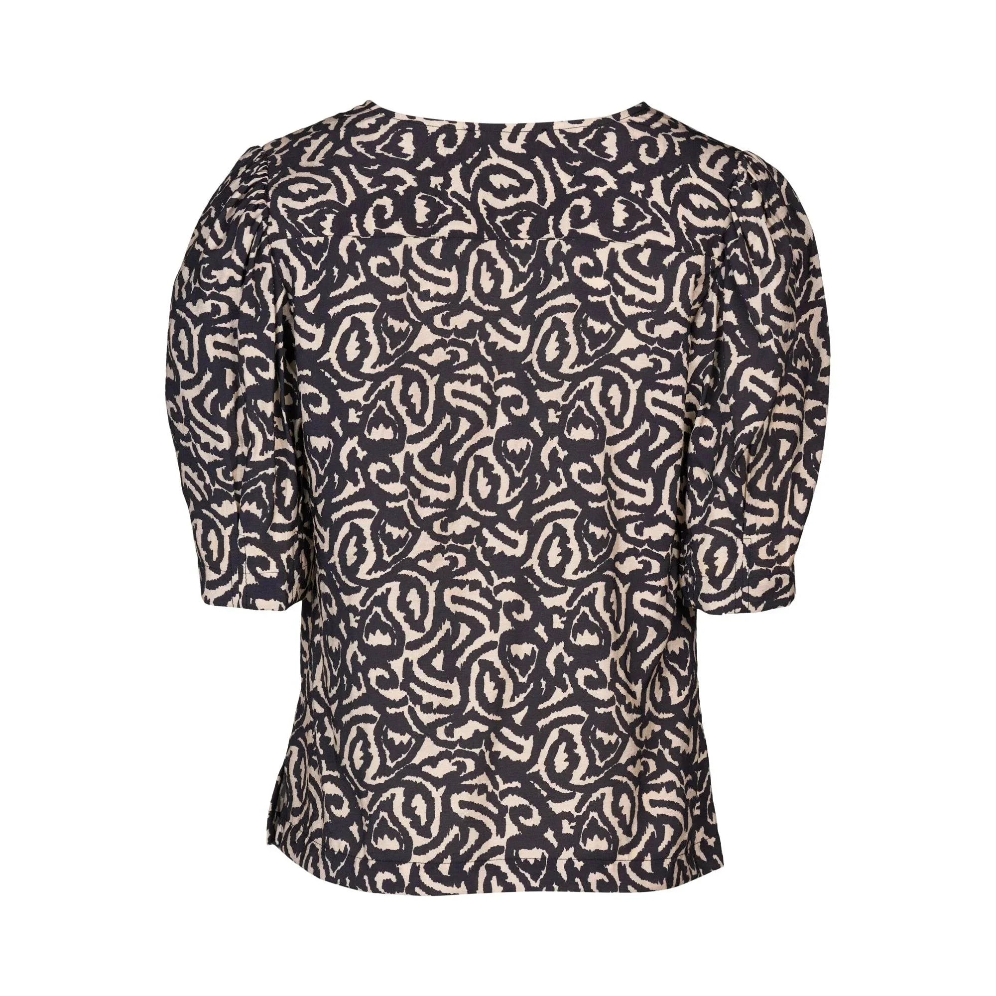 KNEWE Label women's K5082 Fizz Top in Soul - close-up fabric detail