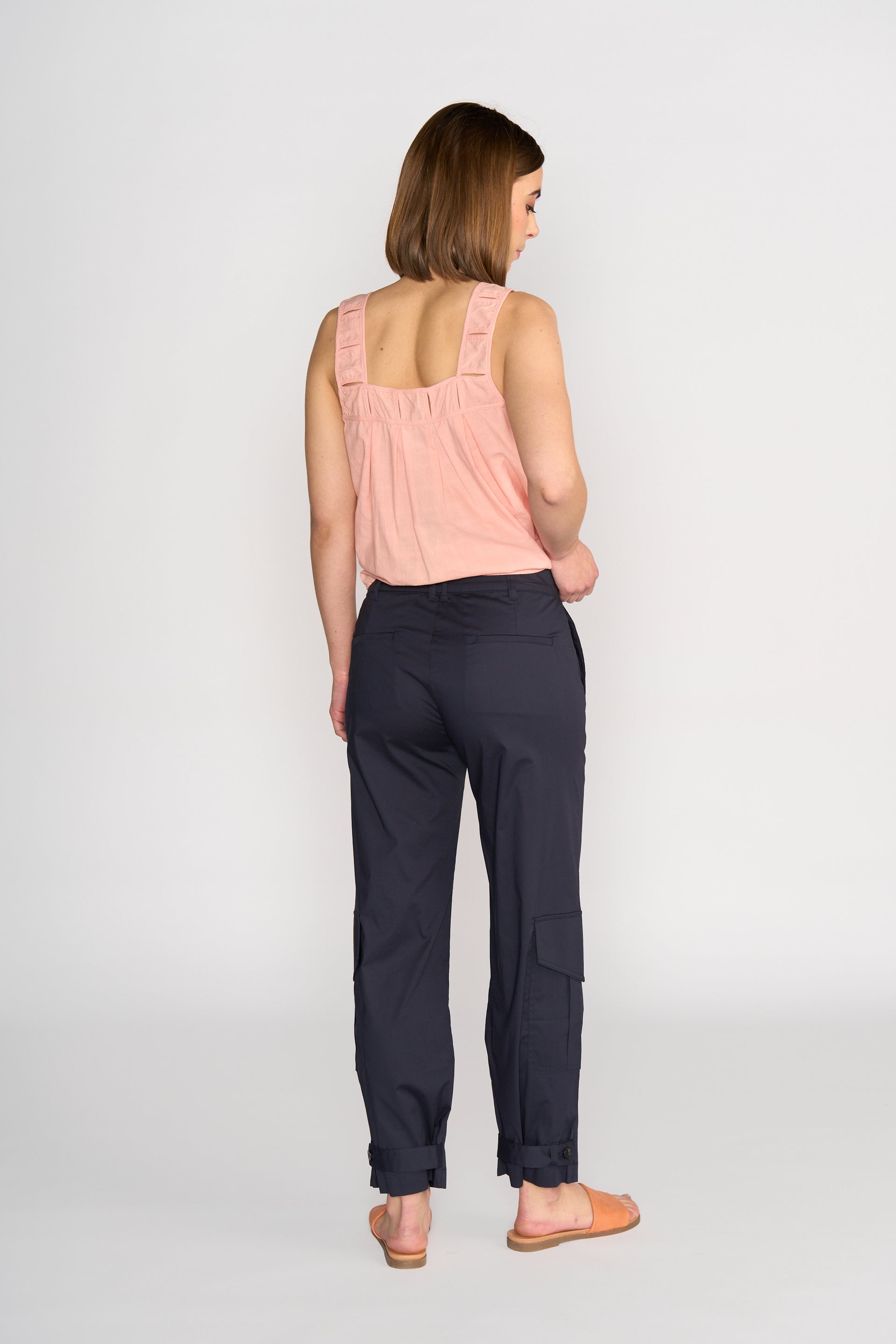 K5096 Evolve Top - Coral Check