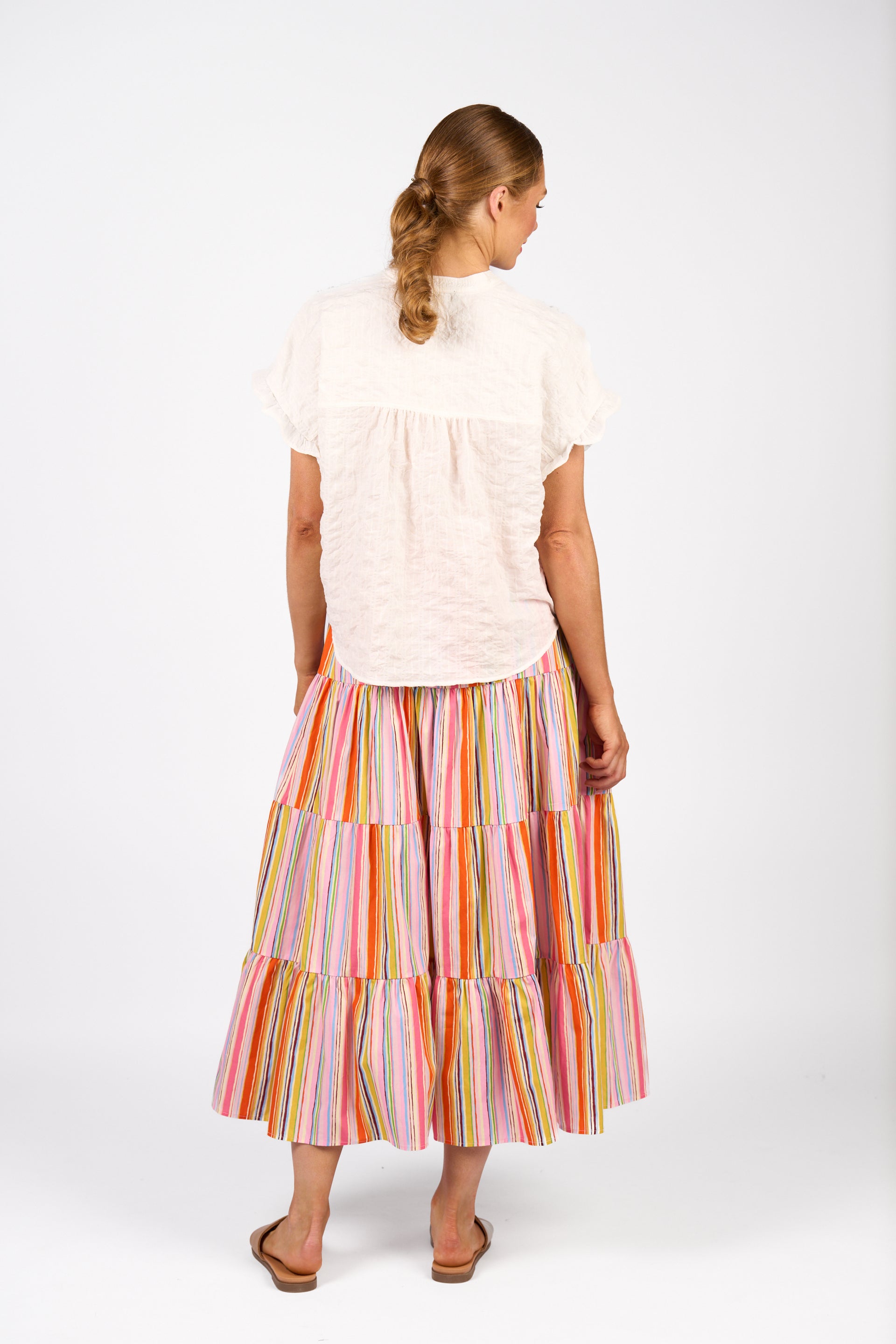 K5097 Addison Top - White Check