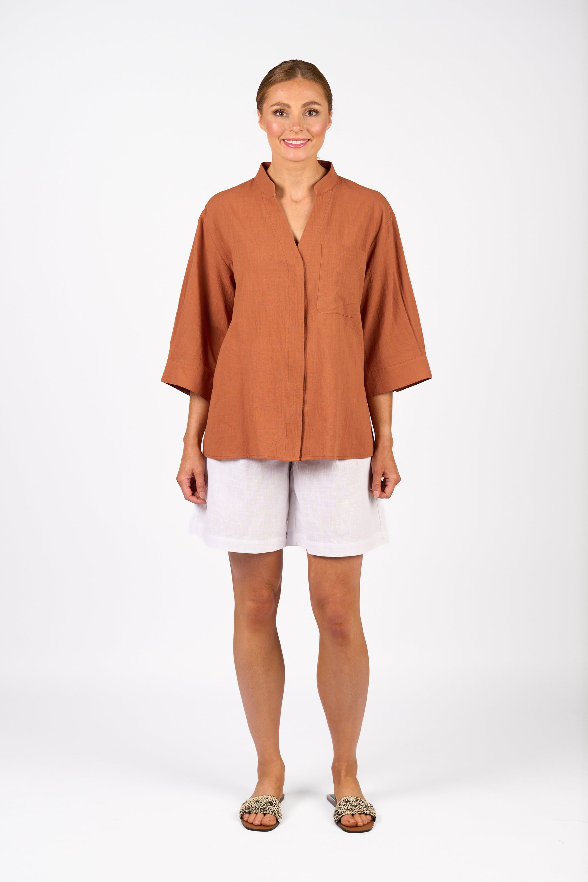 K5101 Holiday Shirt - Cocoa