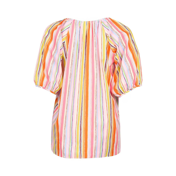 KNEWE Label women's K5102P Focus Top in Bonbon - close-up fabric detail