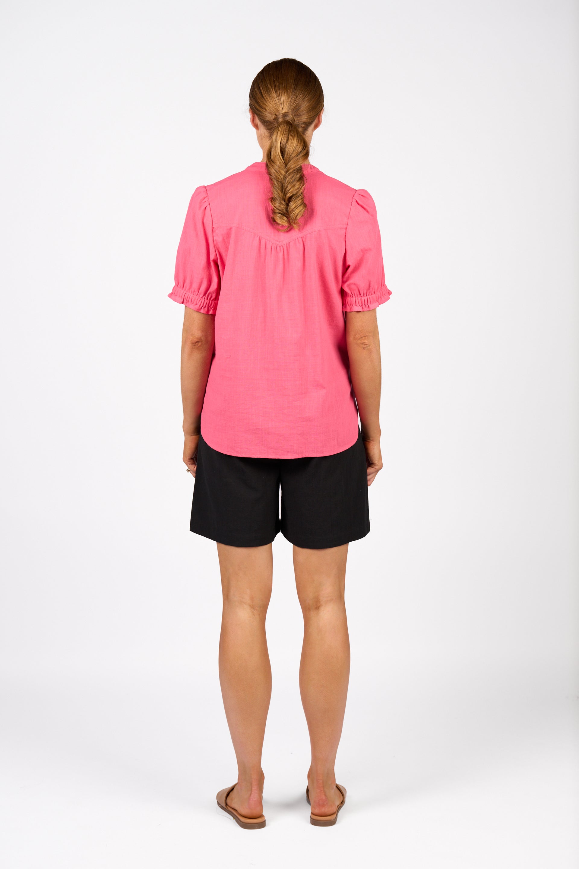 K5104 Naomi Top - Raspberry