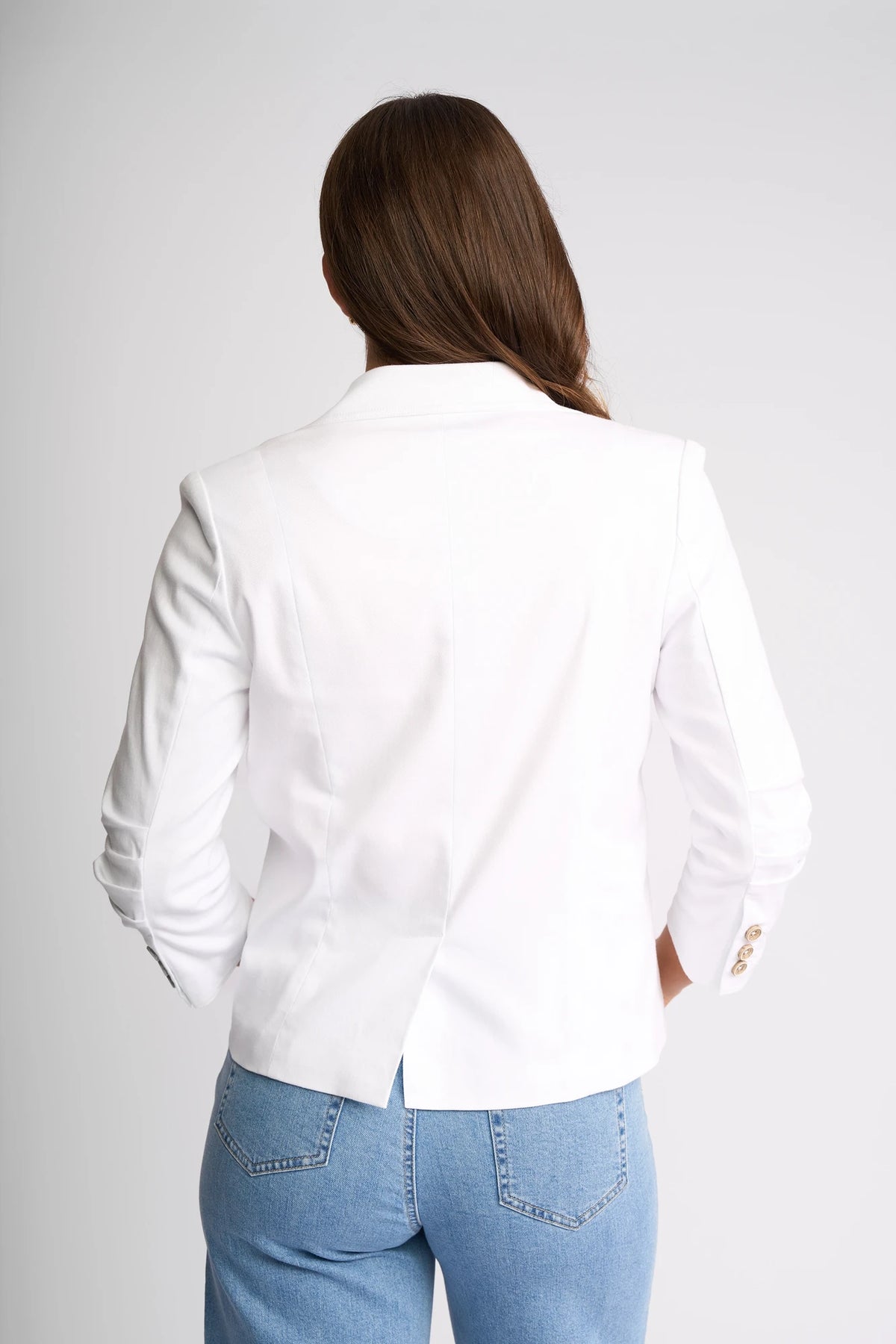 World Blazer - White Denim