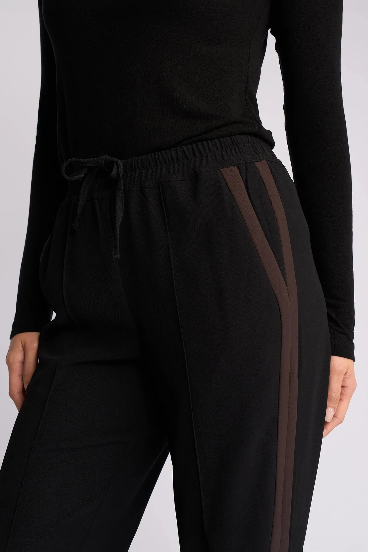 Bowie Pant - Black/Chocolate