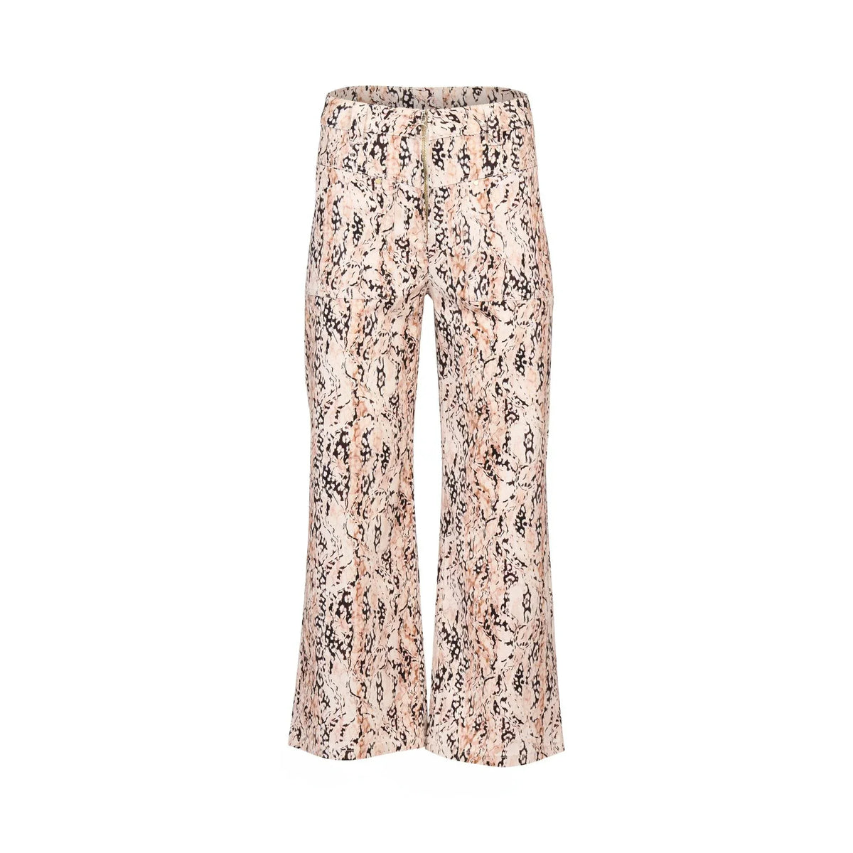 KNEWE Label women's K7105 Spin Jean in Bengal - close-up fabric detail
