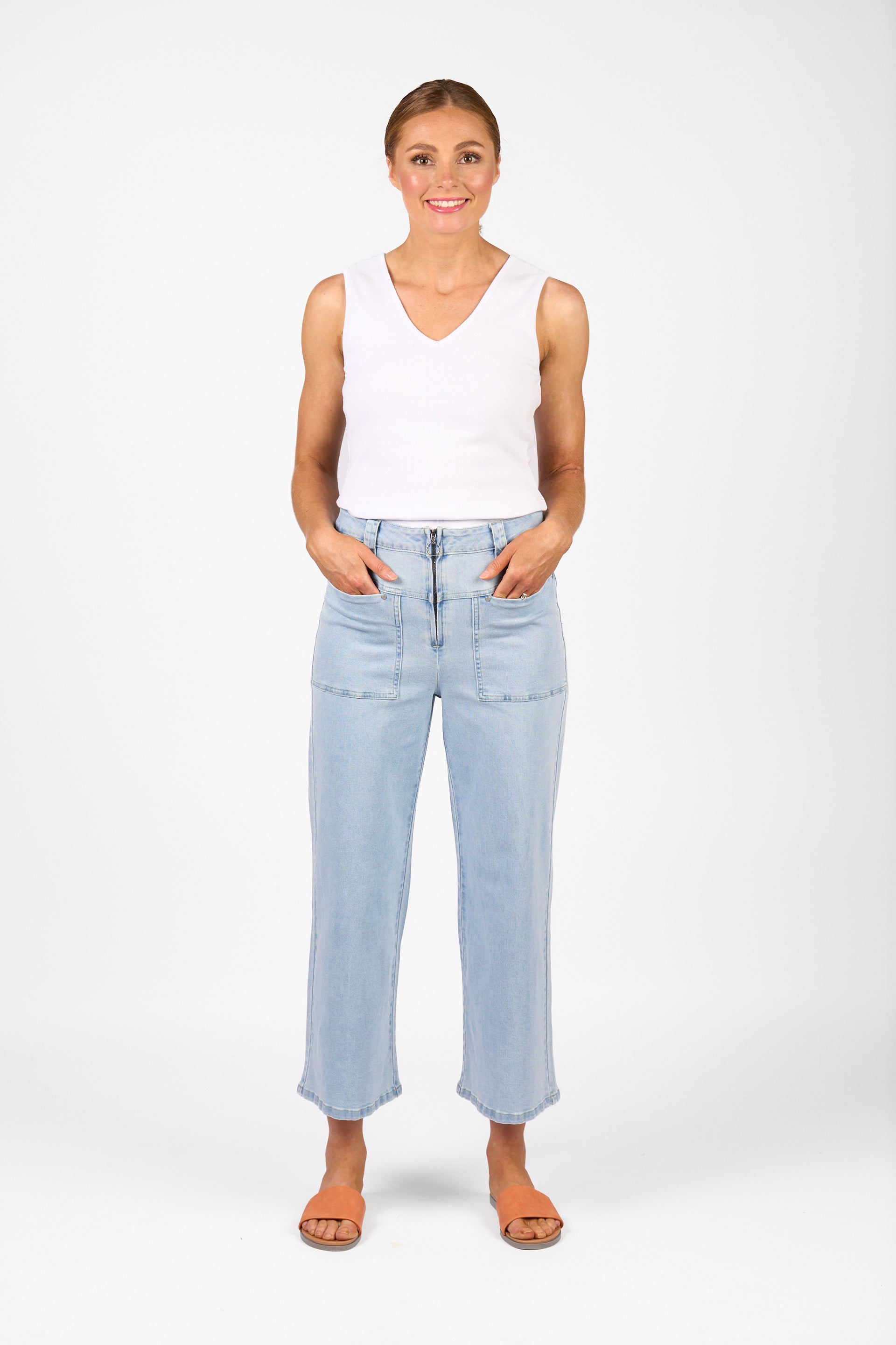 K7105 Spin Jean - Light Wash
