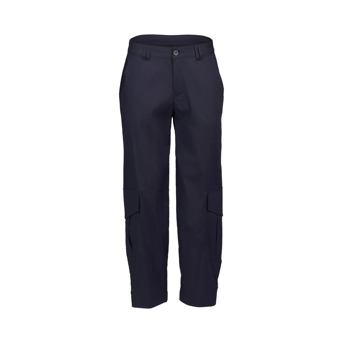 KNEWE Label women's K7107 Series Pant in Ink - close-up fabric detail
