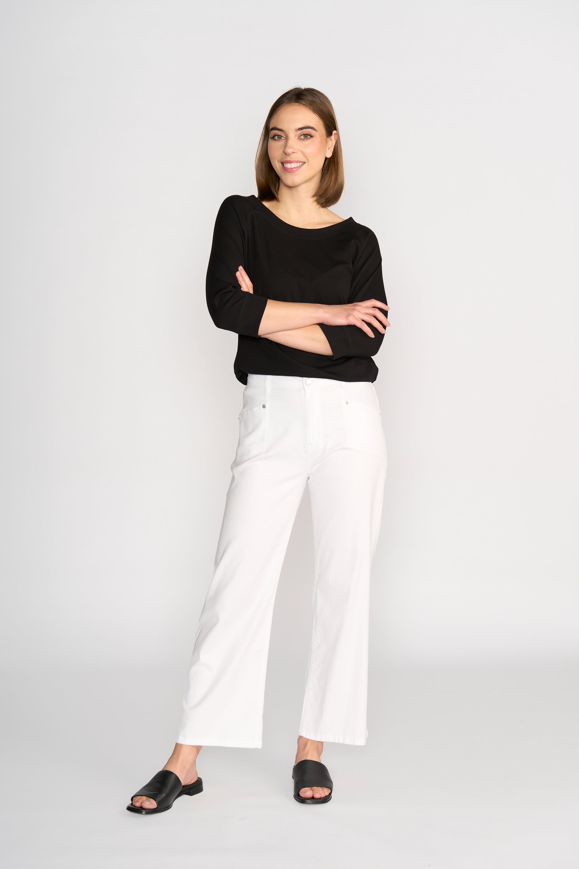 K7109 Marlow Jean - White Denim