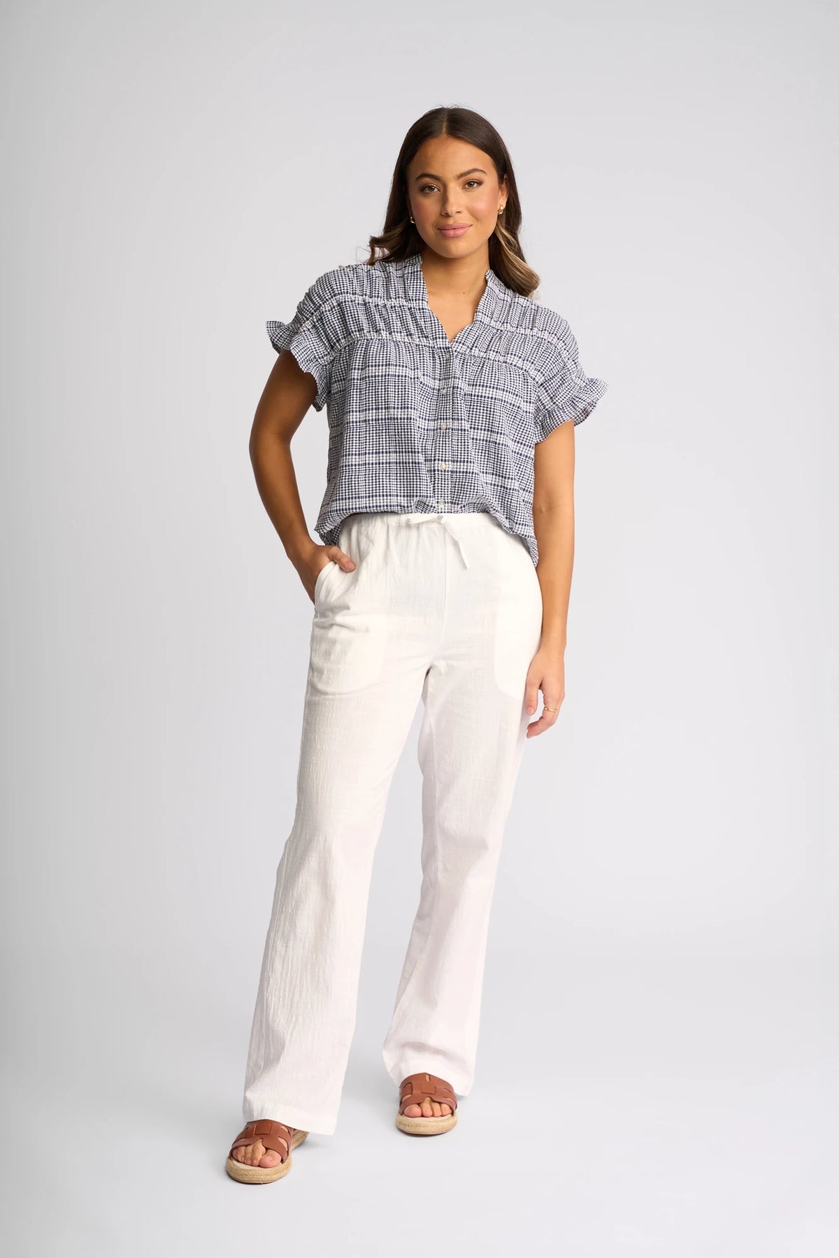 Birdie Pant - White