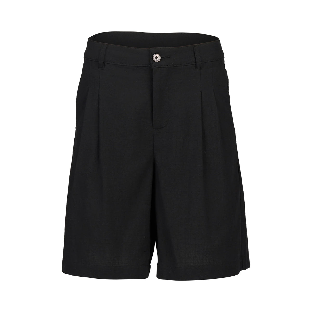 KNEWE Label women's K8015 Flynn Short in Black - close-up fabric detail