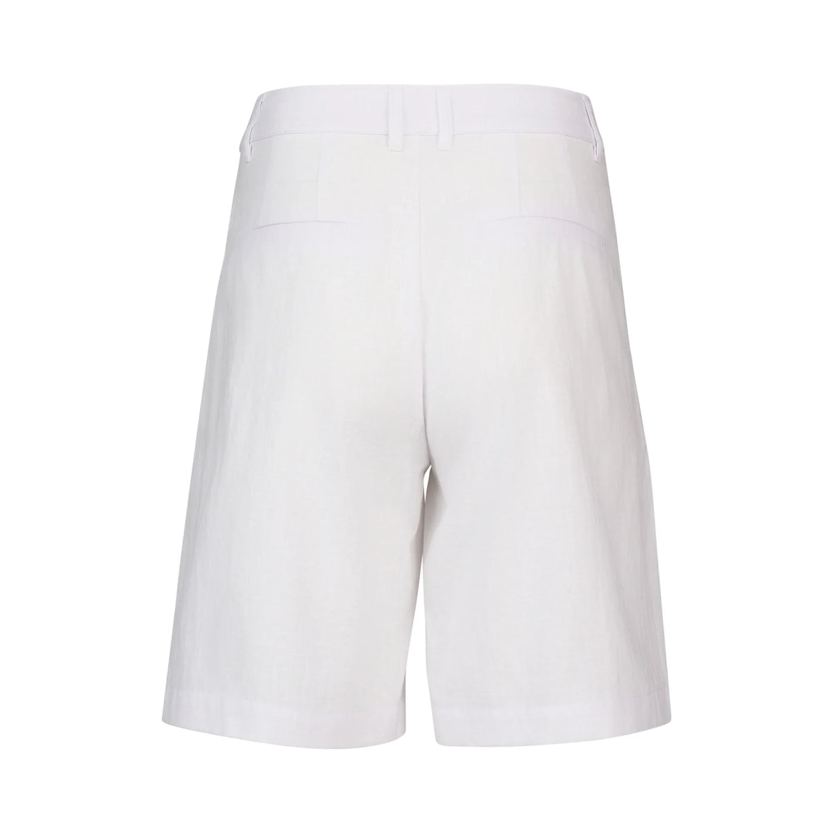 KNEWE Label women's K8015 Flynn Short in White - close-up fabric detail